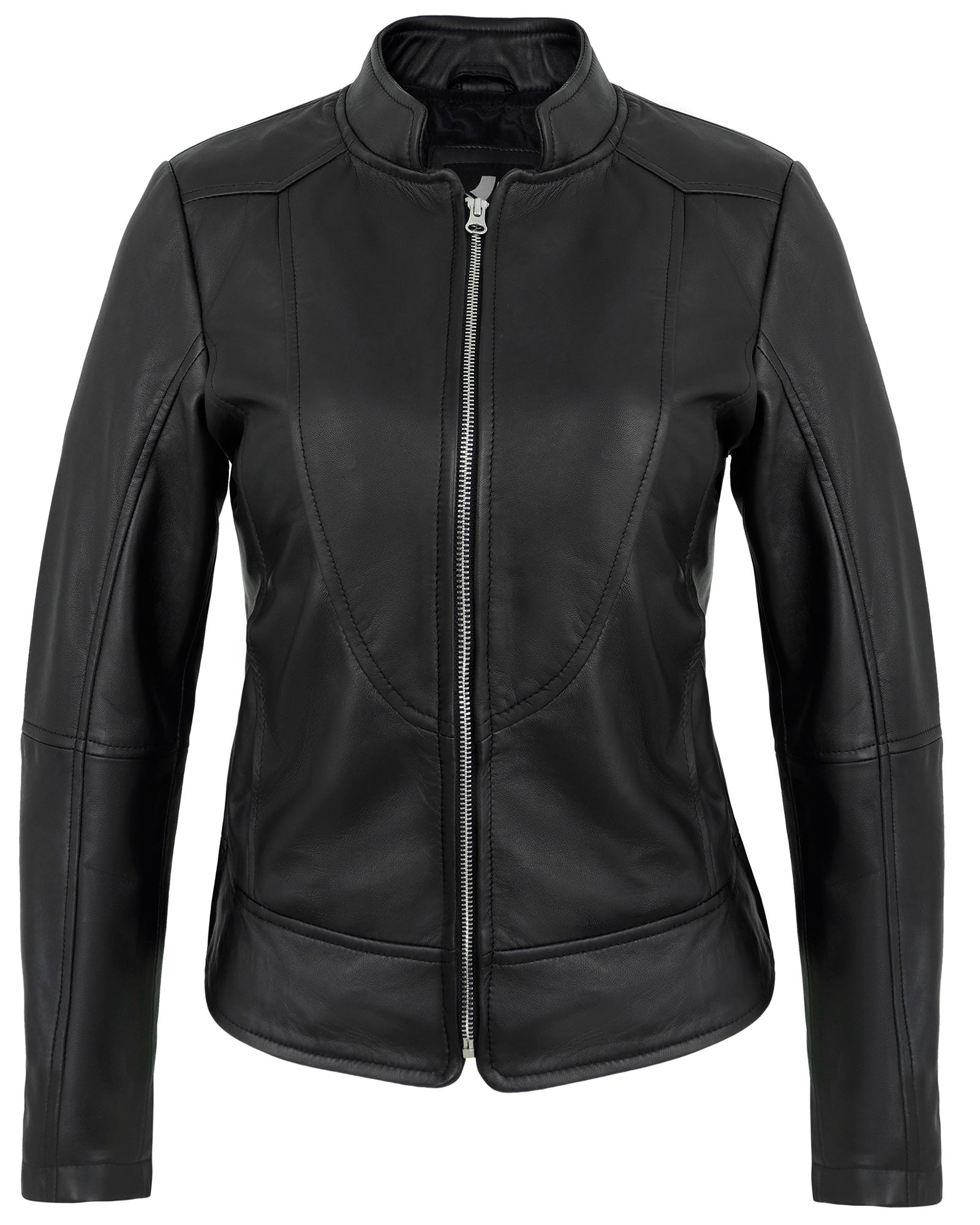 Women's Leather Jackets - Real Lambskin Stylish Leather Jacket Women