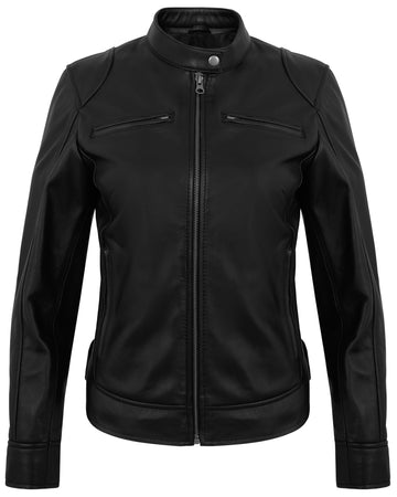 Women's Leather Jackets - Real Lambskin Stylish Leather Jacket Women